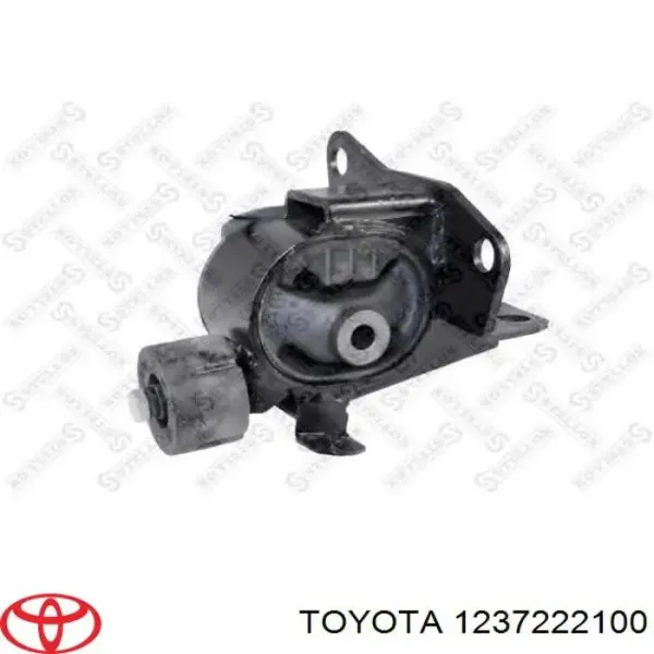 Coxim (suporte) esquerdo de motor 1237222100 Toyota