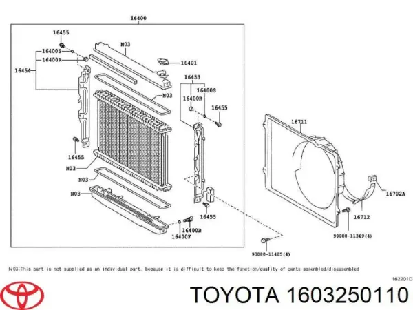Caixa do termostato Lexus LS UCF30