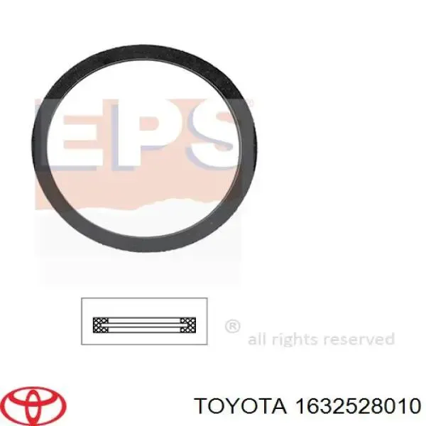 Vedante de termostato 1632528010 Toyota