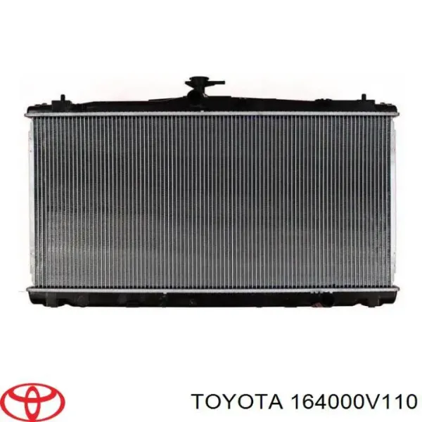 Radiador de esfriamento de motor 164000V110 Toyota