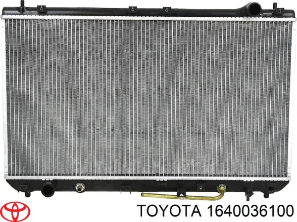 Radiador de esfriamento de motor 1640036100 Toyota