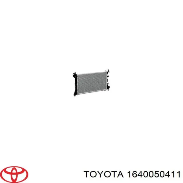 Radiador de esfriamento de motor 1640050411 Toyota