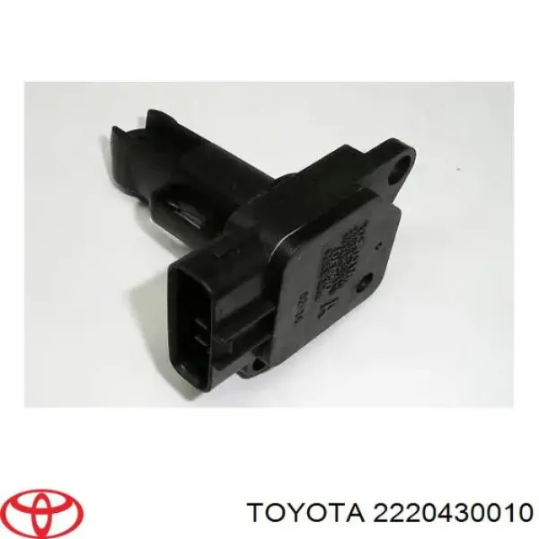 Sensor de fluxo (consumo) de ar, medidor de consumo M.A.F. - (Mass Airflow) 2220430010 Toyota