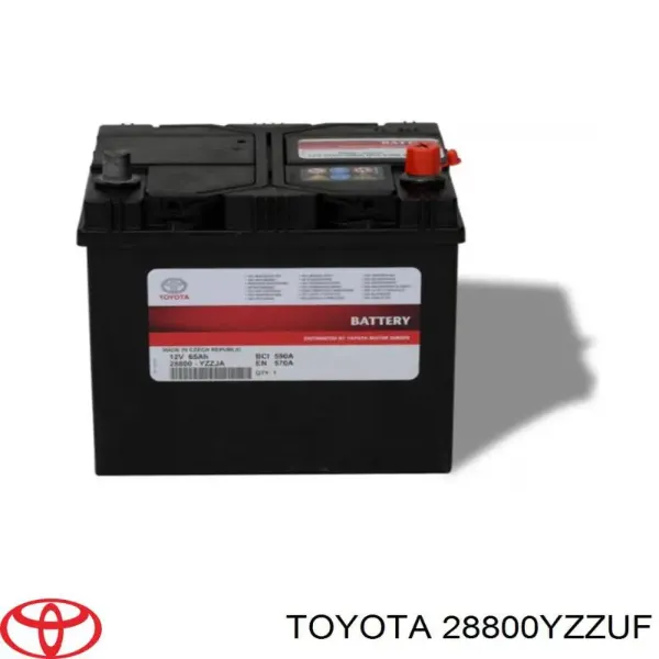 Bateria recarregável (PILHA) 28800YZZUF Toyota
