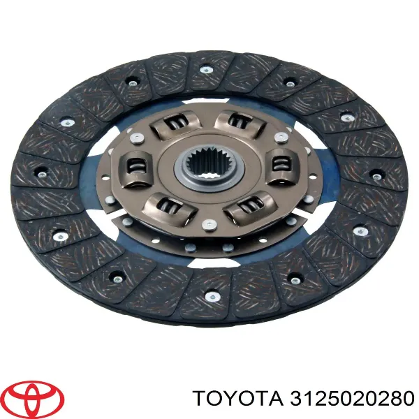 Disco de embraiagem 3125020280 Toyota