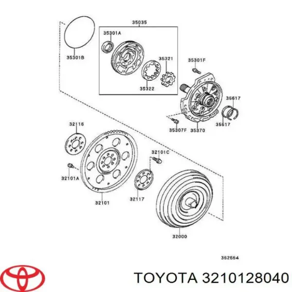 Coroa de volante para Toyota Avensis II T25