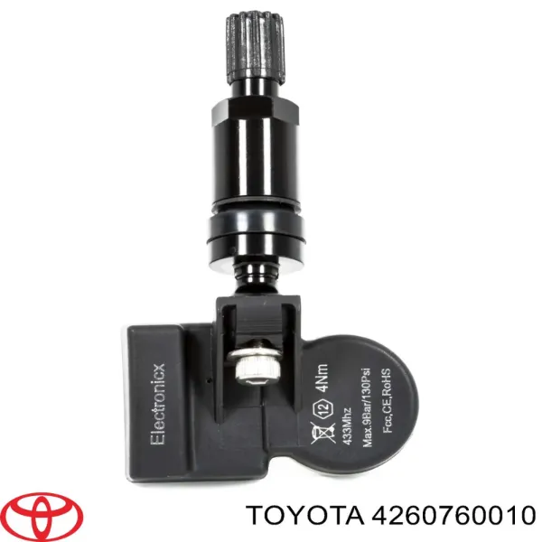 Sensor de pressão de ar nos pneus Toyota RAV4 V