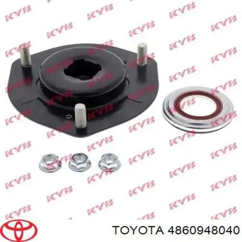 Suporte de amortecedor dianteiro 4860948040 Toyota