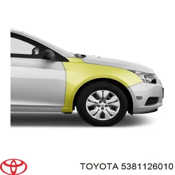 Pára-lama dianteiro direito 5381126010 Toyota