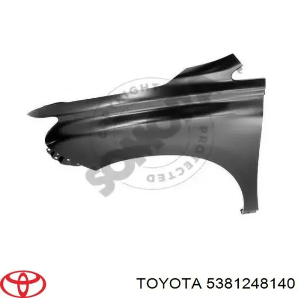 Pára-lama dianteiro esquerdo 5381248140 Toyota