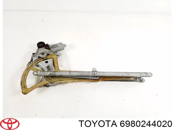 Mecanismo de acionamento de vidro da porta dianteira esquerda Toyota Avensis Verso