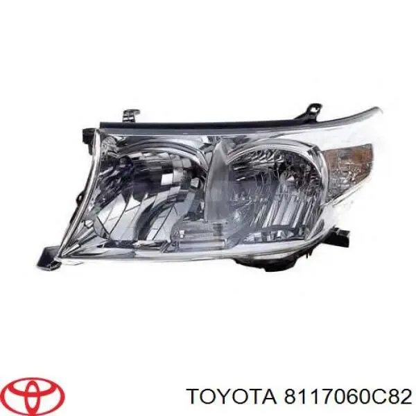 Luz esquerda 8117060C82 Toyota