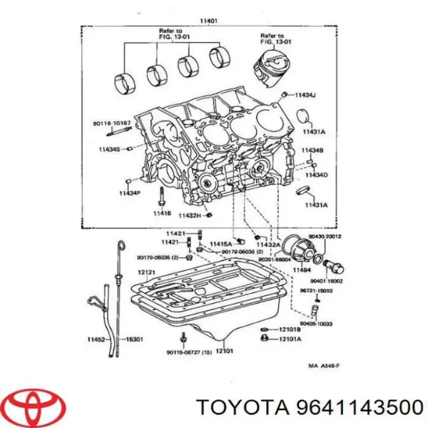 Compre Tampão CBC/do bloco de cilindros Toyota Avensis I T22