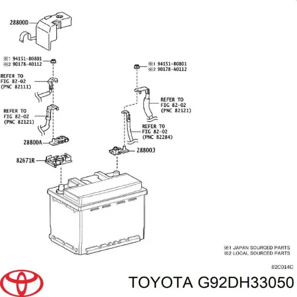 Filtro de salão G92DH33050 Toyota