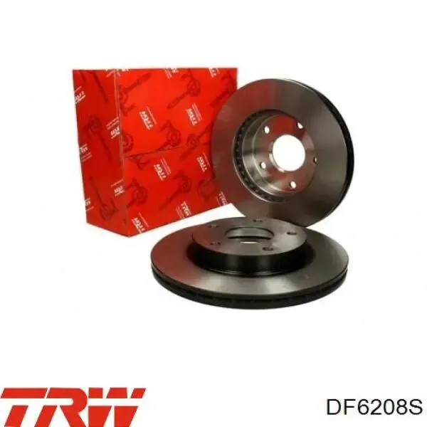 Disco do freio dianteiro TRW DF6208S preço, a partir de