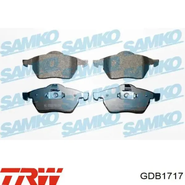 Sapatas do freio dianteiras de disco TRW GDB1717 preço, a partir de