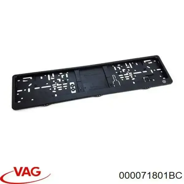 Painel de fixação de matrícula dianteira 000071801BC VAG