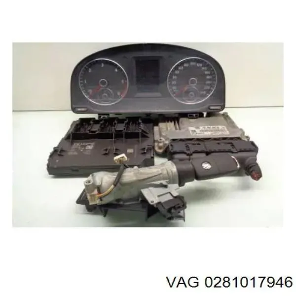 Módulo de direção (Centralina eletrônica) de motor 0281017946 VAG