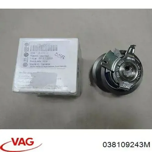 Compre 038109243M VAG Rolo de reguladora de tensão da correia do mecanismo de distribuição de gás