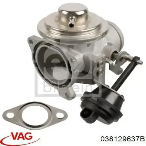 Compre 038129637B VAG Válvula EGR de recirculação dos gases