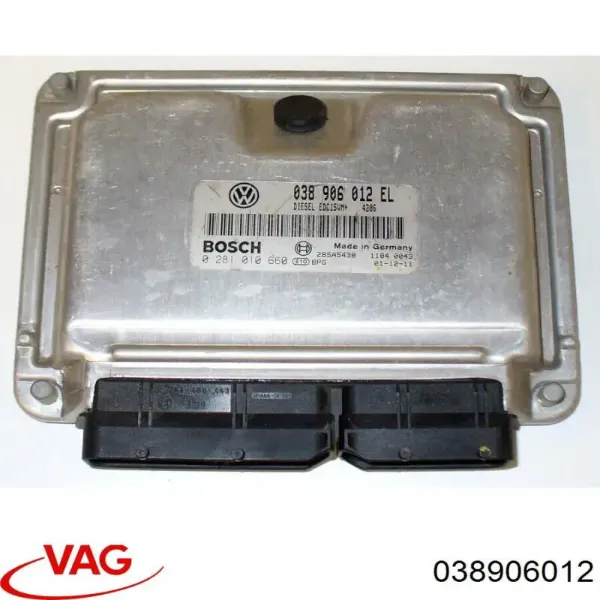 Módulo de direção (Centralina eletrônica) de motor 038906012 VAG