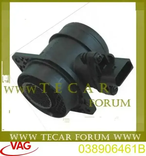 Sensor de fluxo (consumo) de ar, medidor de consumo M.A.F. - (Mass Airflow) 038906461B VAG