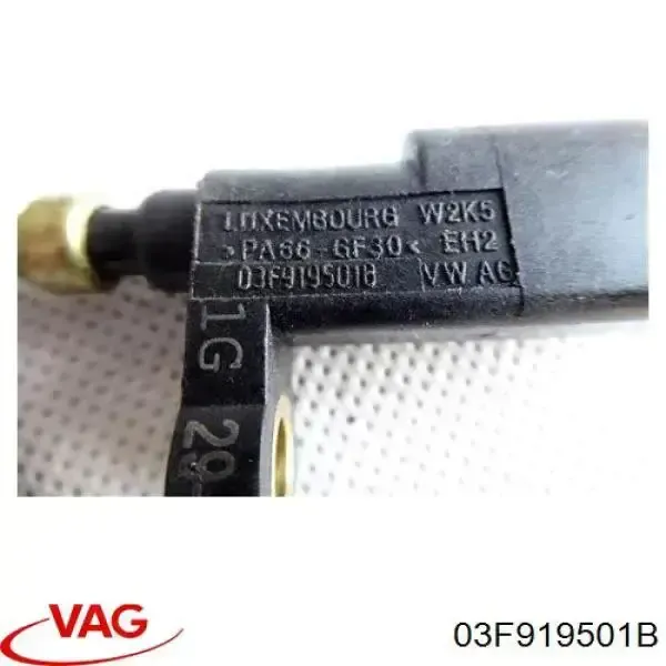 Sensor de temperatura do fluido de esfriamento (de ativação de ventilador do radiador) 03F919501B VAG