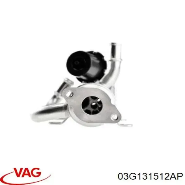 03G131512AP VAG radiador do sistema egr de recirculação dos gases de escape