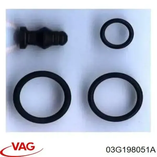 Anel (arruela) do injetor de ajuste 03G198051A VAG