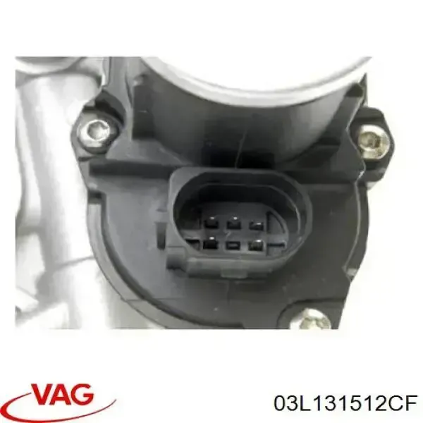 03L131512CF VAG radiador do sistema egr de recirculação dos gases de escape