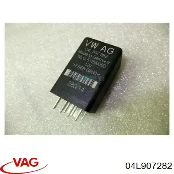 Relê das velas de incandescência 04L907282 VAG