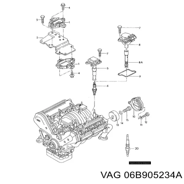 Sensor de efeito Hall Audi A6 C5 sedan (4B2, 4B4) (1997 - 2005) preço, a partir de