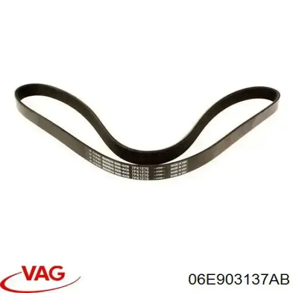 Correia dos conjuntos de transmissão 06E903137AB VAG