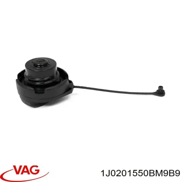 1J0201550BM9B9 VAG tampa (tampão do tanque de combustível)