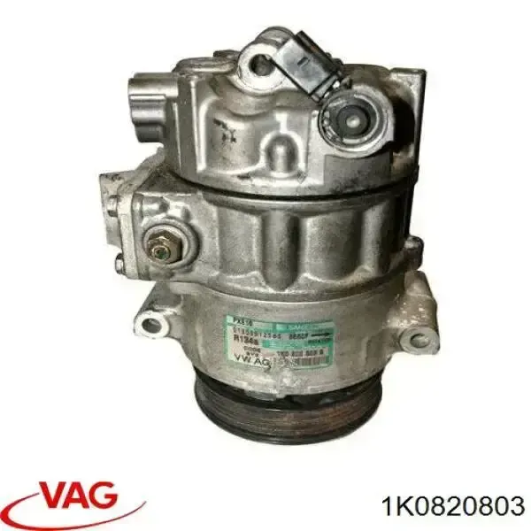 Compressor de aparelho de ar condicionado 1K0820803 VAG