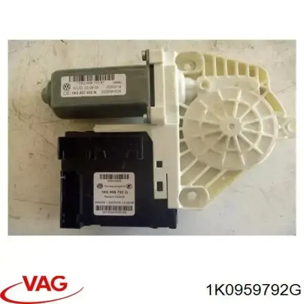 Motor de acionamento de vidro da porta dianteira direita 1K0959792G VAG