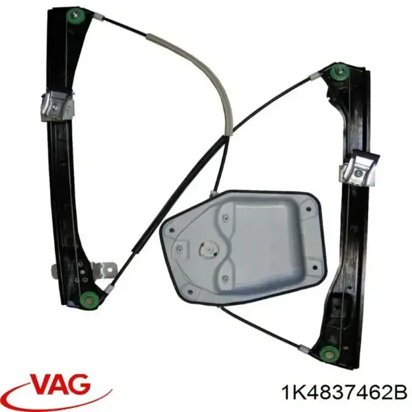 Mecanismo de acionamento de vidro da porta dianteira direita 1K4837462B VAG