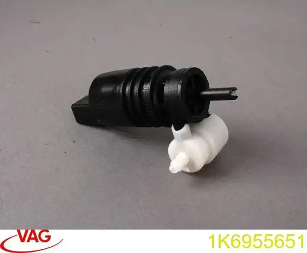 Bomba de motor de fluido para lavador de vidro dianteiro/traseiro 1K6955651 VAG