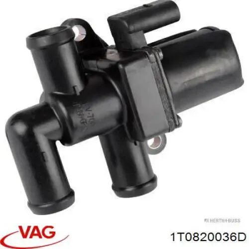 Válvula de forno (de aquecedor) 1T0820036D VAG