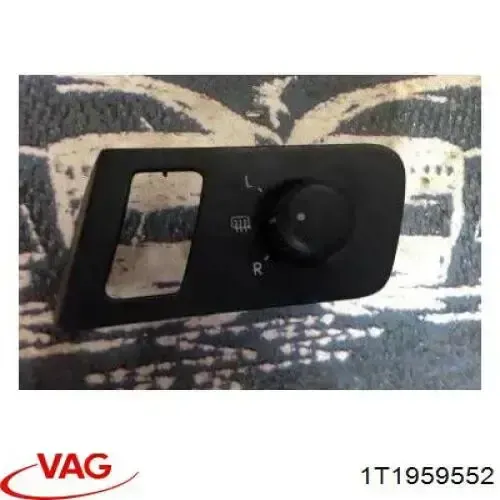 Unidade de controlo dos espelhos de retrovisão, na porta 1T1959552 VAG
