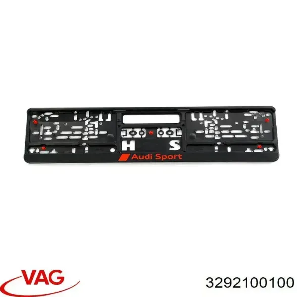 Painel de fixação de matrícula dianteira 3292100100 VAG