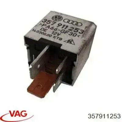 Relê das velas de incandescência 357911253 VAG