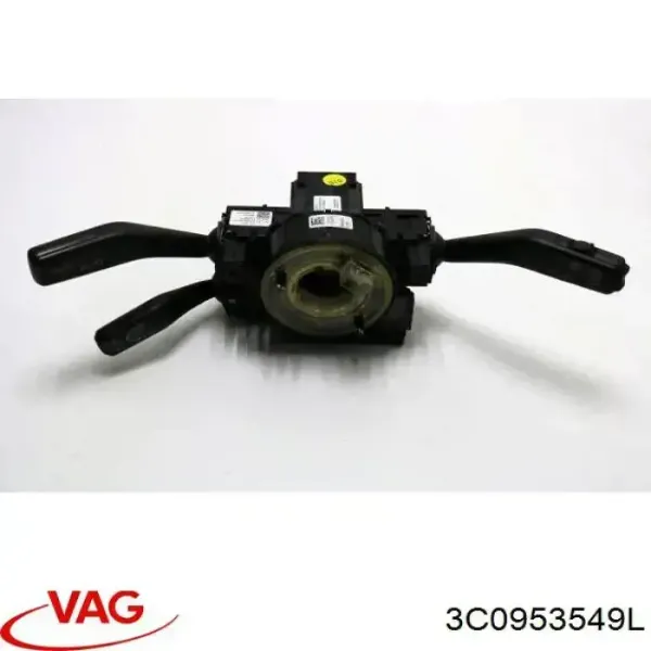 Comutador instalado na coluna da direção, montado Volkswagen Passat B6