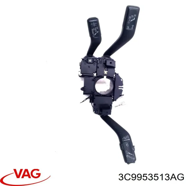 Comutador instalado na coluna da direção, montado 3C9953513AG VAG