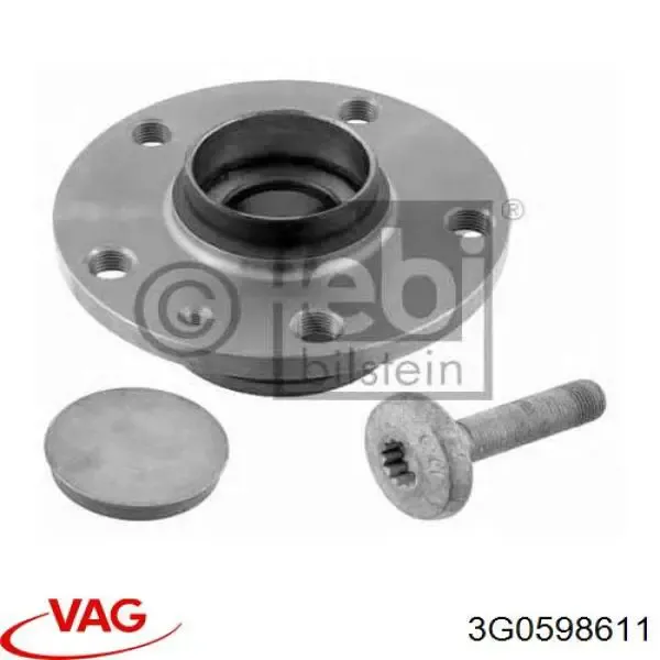 Cubo traseiro 3G0598611 VAG