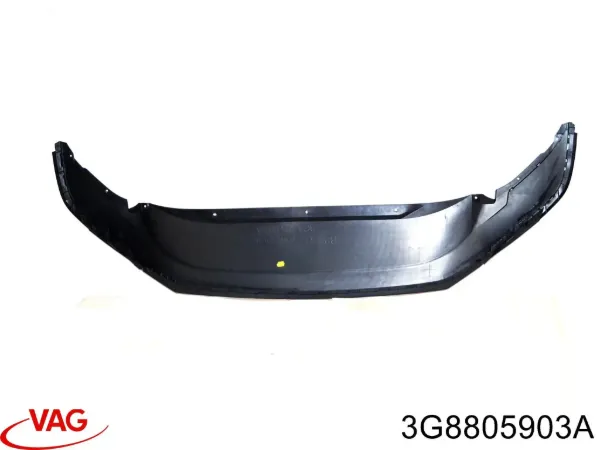 Spoiler do pára-choque dianteiro 3G8805903A9B9 VAG
