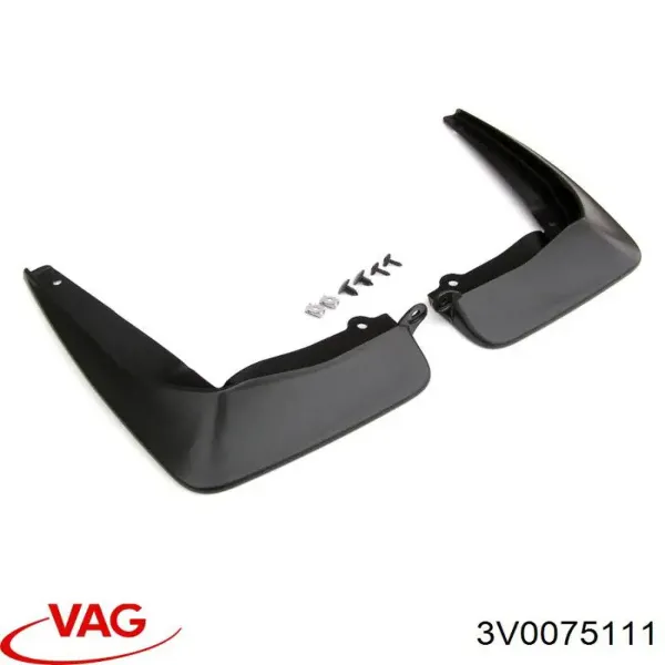 Protetores de lama dianteiros, kit Skoda SuperB III