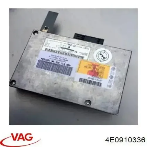 Unidade de controlo Bluetooth 4E0910336 VAG