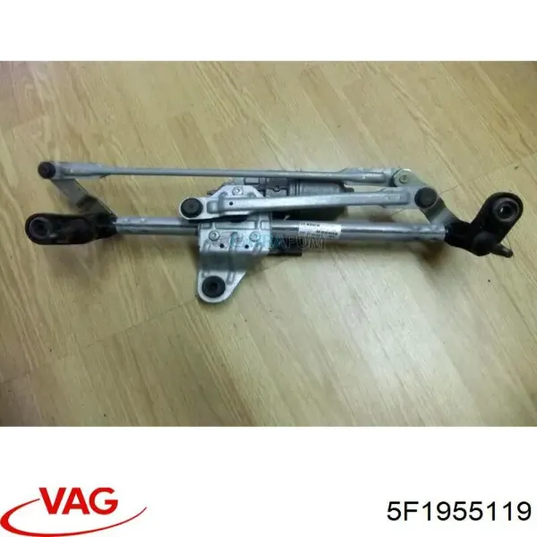 Motor de limpador pára-brisas do pára-brisas 5F1955119 VAG