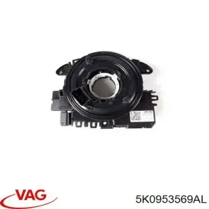 Anel AIRBAG de contato, cabo plano do volante 5K0953569AL VAG)